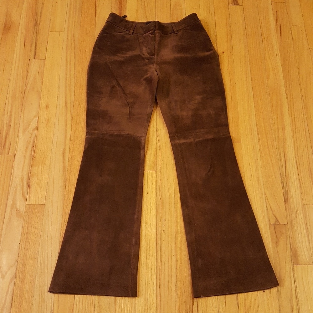 Moda International Brown Suede Pants